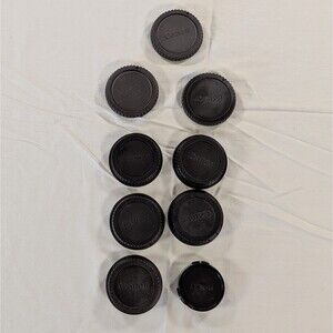Canon Lens Cap Assorted Lot Qty- 9